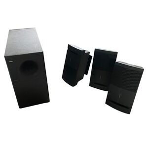 Bose AM 5 "Acoustimass" Speaker System Subwoofer Cube Speakers